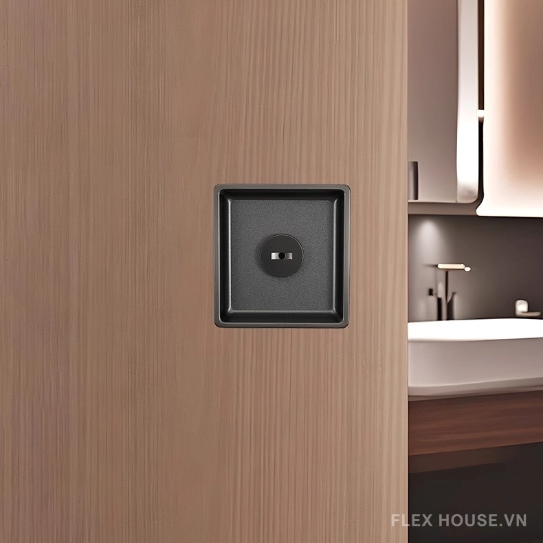 Khóa âm cửa trượt cửa lùa hai mặt hợp kim kẽm YJ4716 13