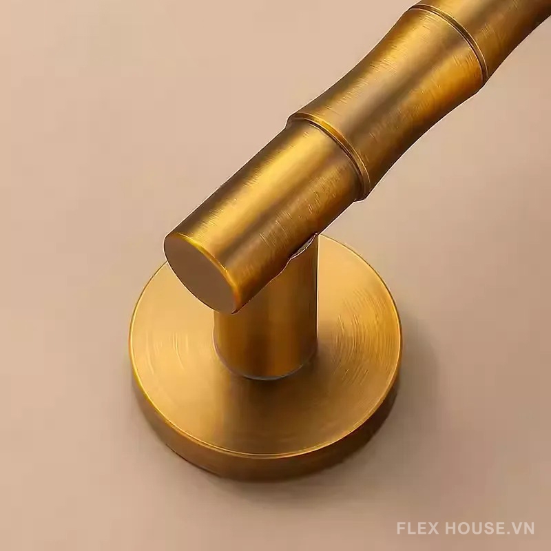 Khóa cửa tay gạt hợp kim dáng thân trúc Retro YJ7329 15