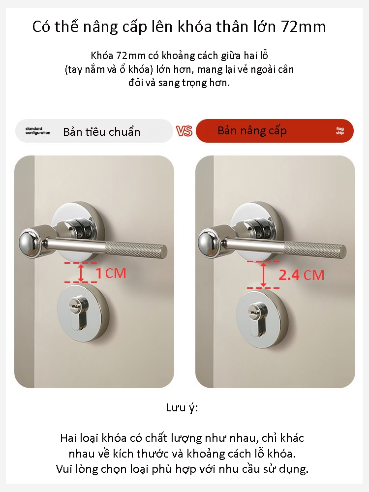 Khóa cửa tay gạt hợp kim phong cách Nordic BAG958 9 Khóa cửa tay gạt hợp kim phong cách Nordic BAG958 14