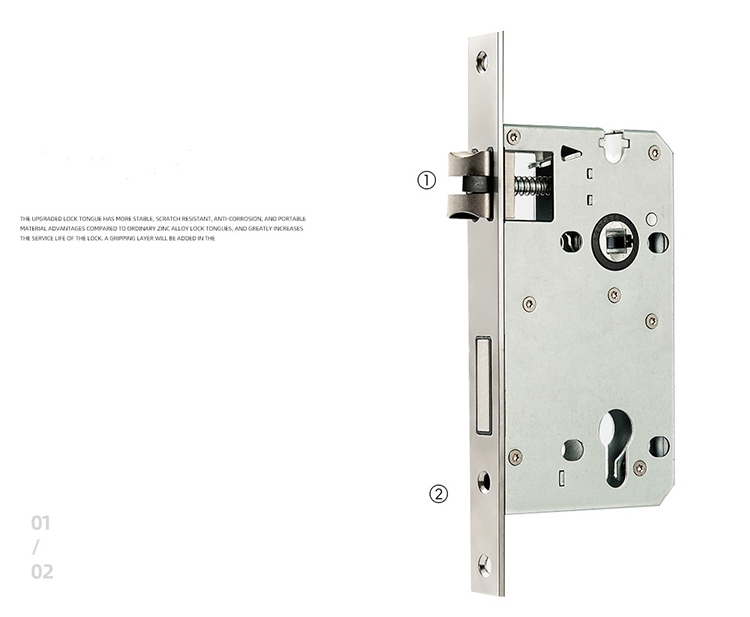 Khóa cửa tay gạt hợp kim phong cách Nordic BAG958 10 Khóa cửa tay gạt hợp kim phong cách Nordic BAG958 15
