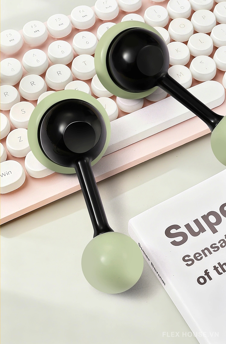 Khóa cửa tay gạt sắc màu decor phòng trẻ em YJ4186 12