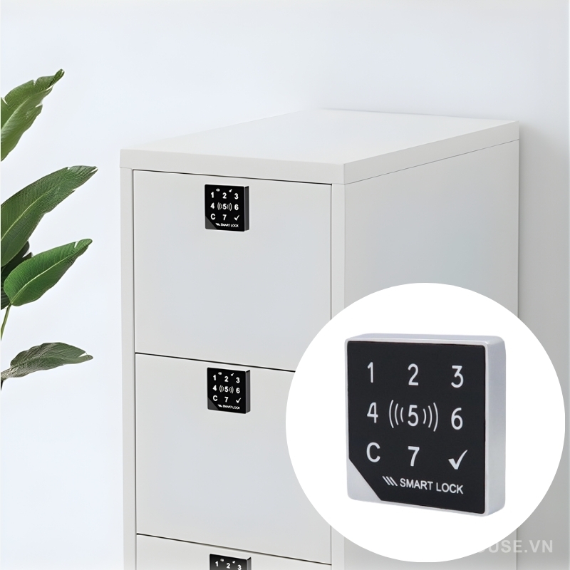 Khóa mật mã thẻ từ dùng cho tủ ngăn kéo DMZ-1663-5MK