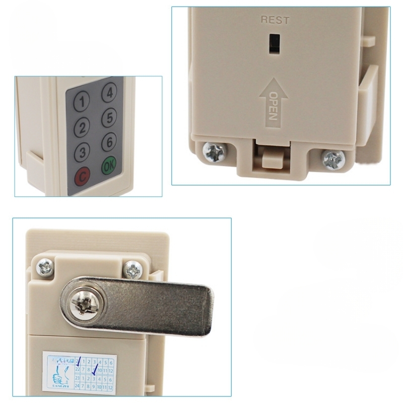 Khóa tủ mật mã dạng núm xoay đa màu DMZ-1885M 6 Khóa tủ mật mã dạng núm xoay đa màu DMZ-1885M 10