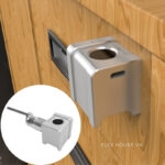 Khóa tủ vân tay mini thiết kế vuông DN-1883Z