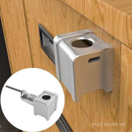 Khóa tủ vân tay mini thiết kế vuông DN-1883Z