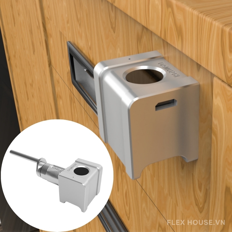 Khóa tủ vân tay mini thiết kế vuông DN-1883Z Khóa tủ vân tay mini thiết kế vuông DN-1883Z