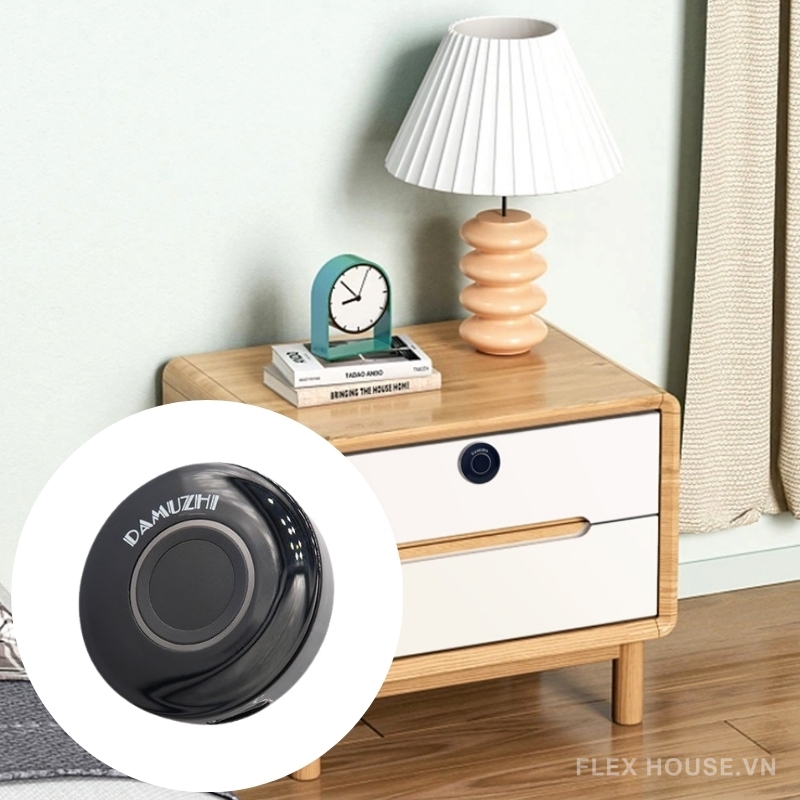 Khóa vân tay mini cho tủ ngăn kéo DMZ-1667-1Z Khóa vân tay mini cho tủ ngăn kéo DMZ-1667-1Z