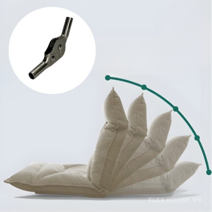 Khớp nối ghế sofa bệt tựa lưng 90 độ KF-J27