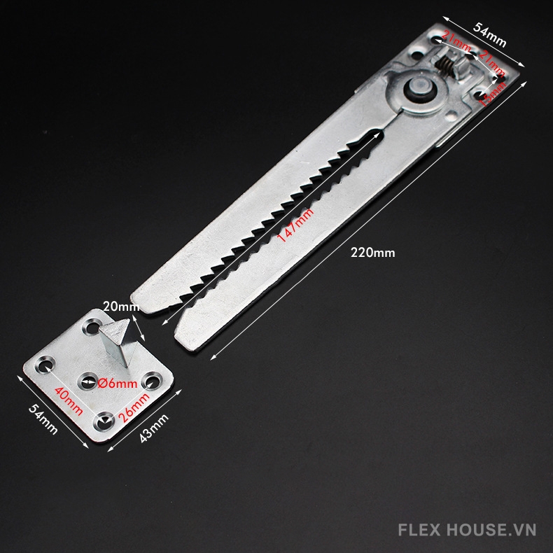 Khớp răng cưa kim loại kết nối ghế sofa KY407 8 Khớp răng cưa kim loại kết nối ghế sofa KY407 15
