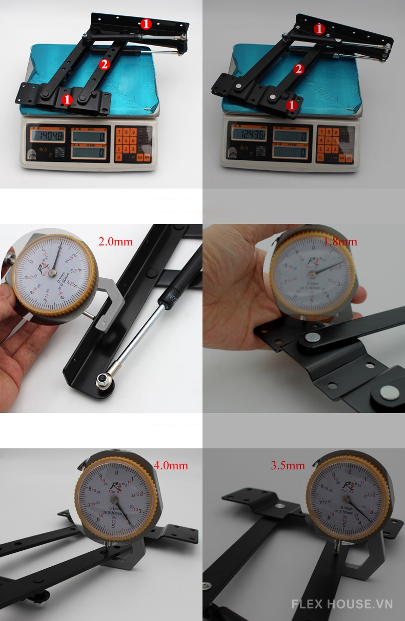 Khung nâng hạ bàn cà phê thủy lực đa năng KY101 11