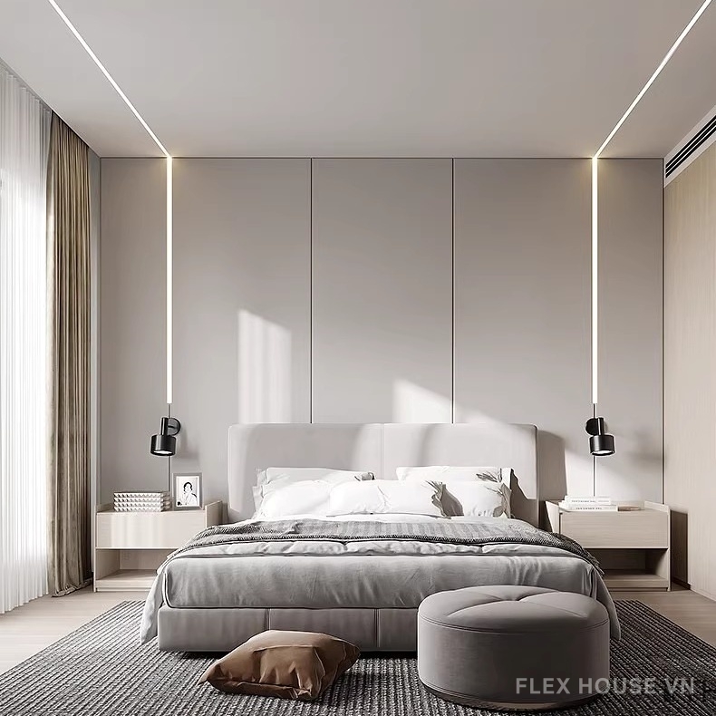 Nẹp Led thanh nhôm trang trí chữ U HB-DD-50 13