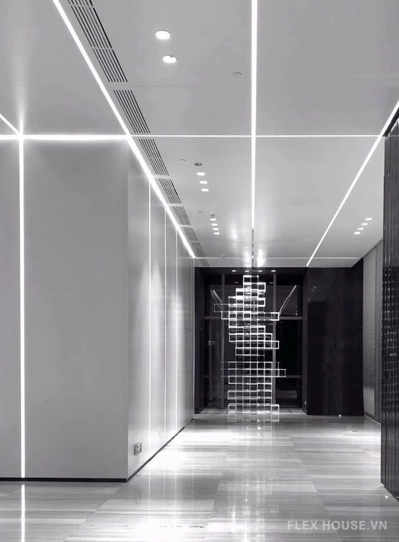 Nẹp Led thanh nhôm trang trí chữ U HB-DD-50 15