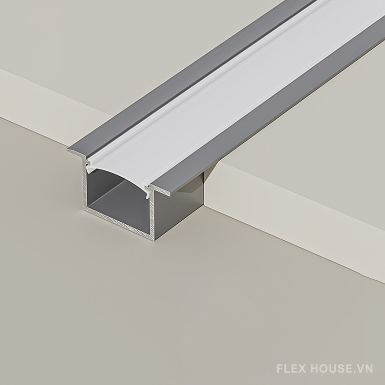 Nẹp Led thanh nhôm trang trí chữ U HB-DD-50 7