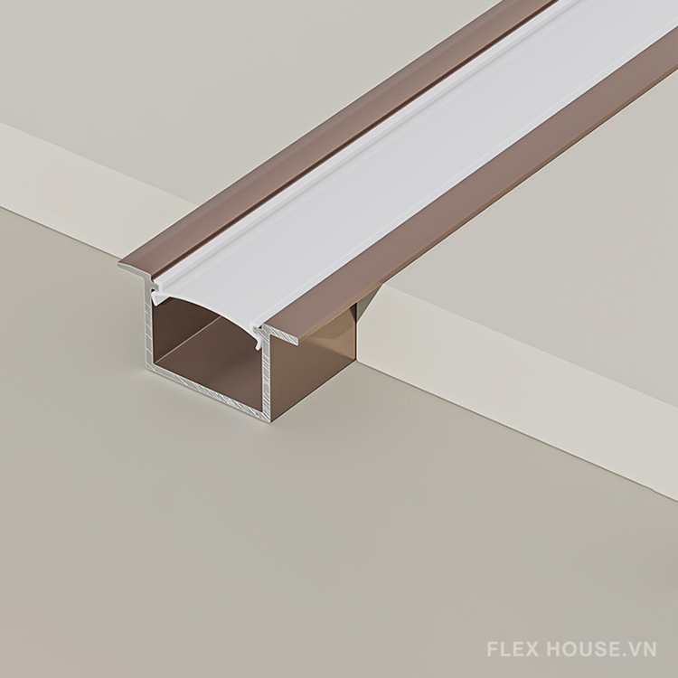 Nẹp Led thanh nhôm trang trí chữ U HB-DD-50 8