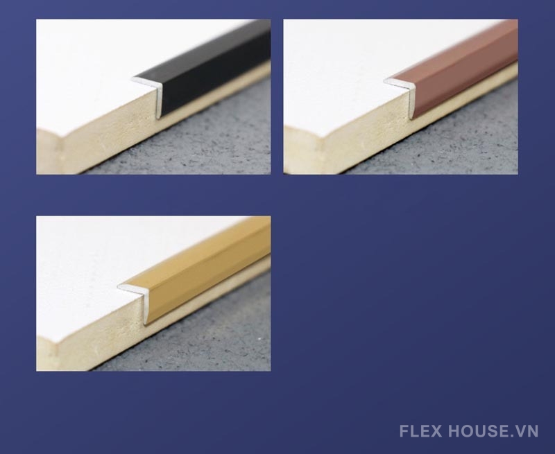 Nẹp chữ L 8x8mm trang trí tường hợp kim nhôm HZ-754 2 Nẹp chữ L 8x8mm trang trí tường hợp kim nhôm HZ-754 7