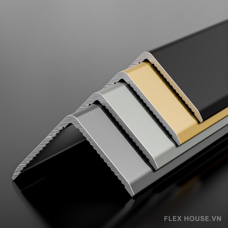 Nẹp chữ L trang trí tường hợp kim nhôm HB-YGZJ (6) Nẹp chữ L trang trí tường hợp kim nhôm HB-YGZJ 1