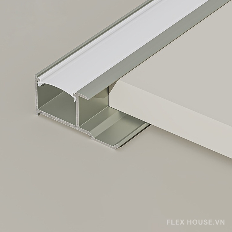 Nẹp kết thúc hợp kim nhôm có máng đèn Led HB-DD-SK-10 5 Nẹp kết thúc hợp kim nhôm có máng đèn Led HB-DD-SK-10 10