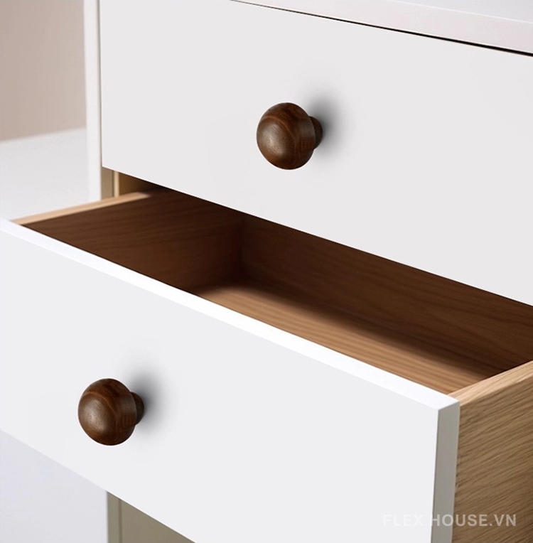 Núm tay nắm tủ bằng gỗ hình nấm YJ912 12