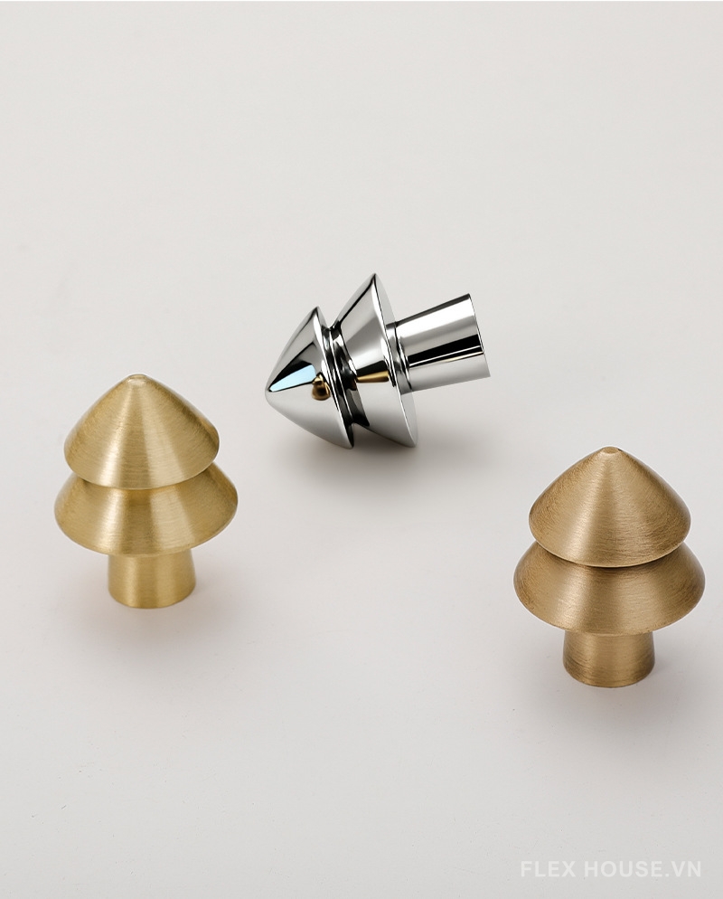 Núm tay nắm tủ đồng thau hình cây thông YD1990 5 Núm tay nắm tủ đồng thau hình cây thông YD1990 11