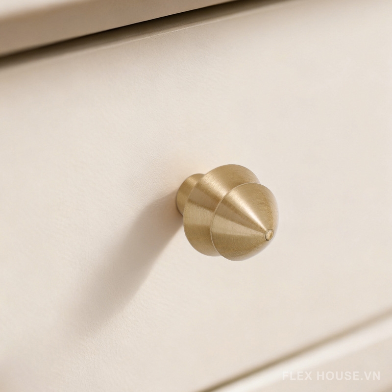 Núm tay nắm tủ đồng thau hình cây thông YD1990 3 Núm tay nắm tủ đồng thau hình cây thông YD1990 9