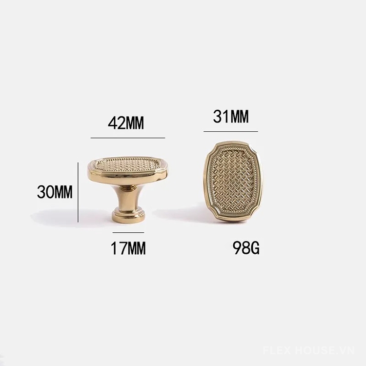 Núm tay nắm tủ đồng thau sang trọng cao cấp JYJ463 13 Núm tay nắm tủ đồng thau sang trọng cao cấp JYJ463 19