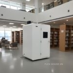 Phòng cách âm nghe điện thoại họp trực tuyến di động cho văn phòng FLS.LYP01