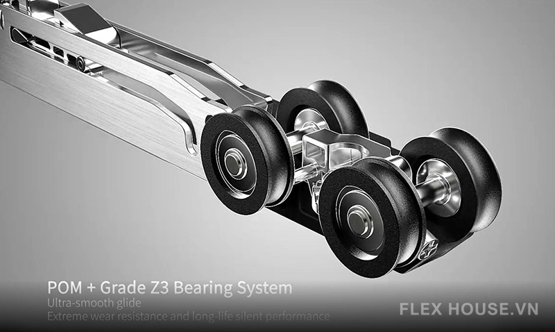 Phụ kiện cửa lùa đồng bộ không cánh chết 3 cánh T930.3D 13