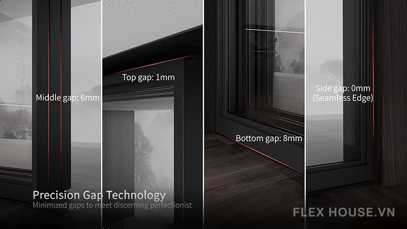 Phụ kiện cửa lùa đồng bộ không cánh chết 3 cánh T930.3D 14