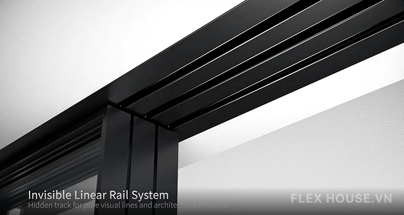 Phụ kiện cửa lùa đồng bộ không cánh chết 3 cánh T930.3D 9