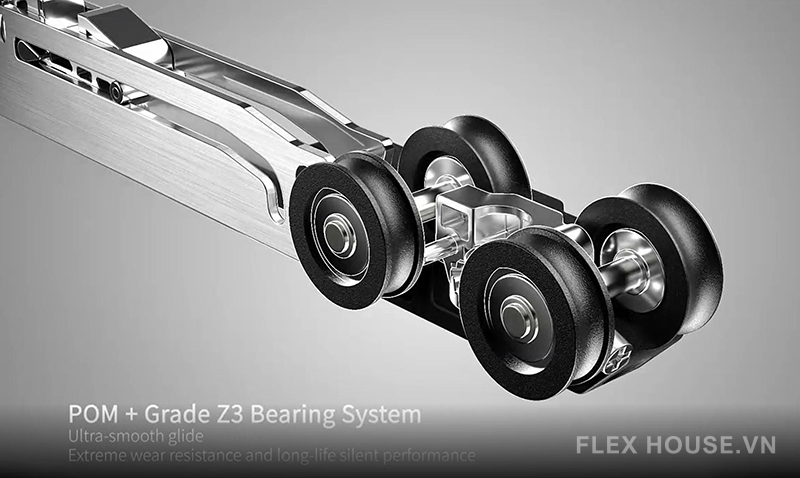 Phụ kiện cửa lùa nhôm kính tải trọng 100kg T930.1D 7