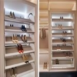 Phụ kiện kệ giày 360 độ nâng hạ điện 10 tầng FJH3914