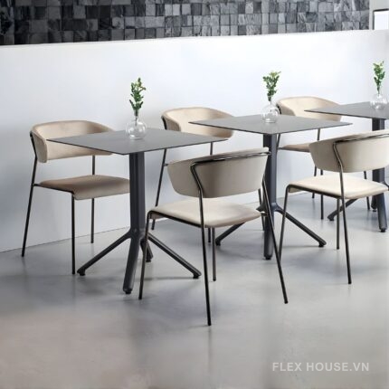 Ghế ăn chân kim loại phong cách Bắc Âu AC9484