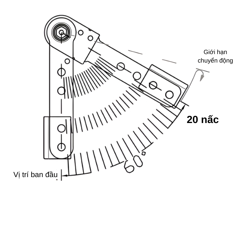 Phụ kiện khớp nối điều chỉnh góc nhiều nấc CHF5084 8 Phụ kiện khớp nối điều chỉnh góc nhiều nấc CHF5084 14