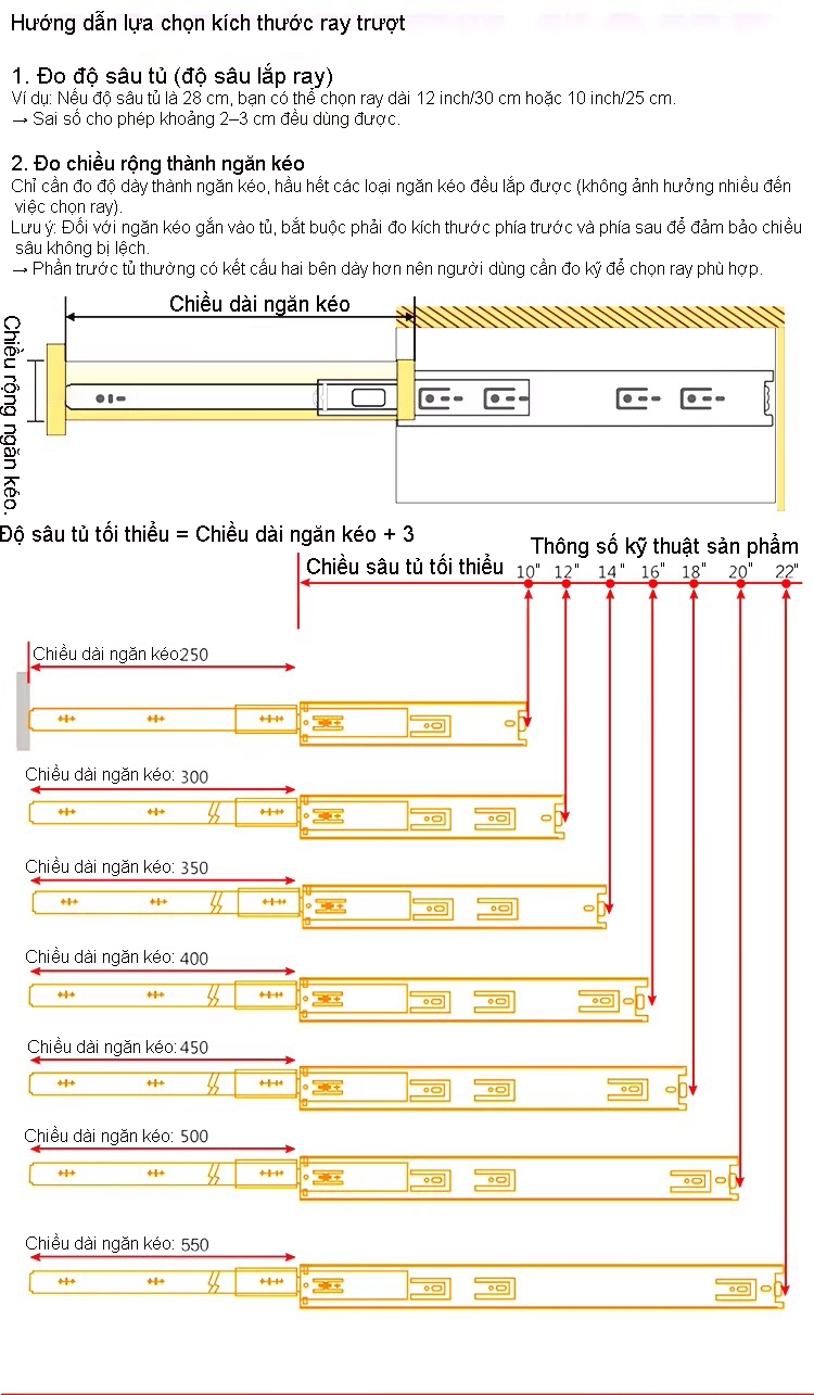 Ray bi giảm chấn 3 tầng bằng thép cán nguội LR5905 15
