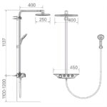 Sen tắm cây nhiệt độ nóng lạnh Inax BFV-655T