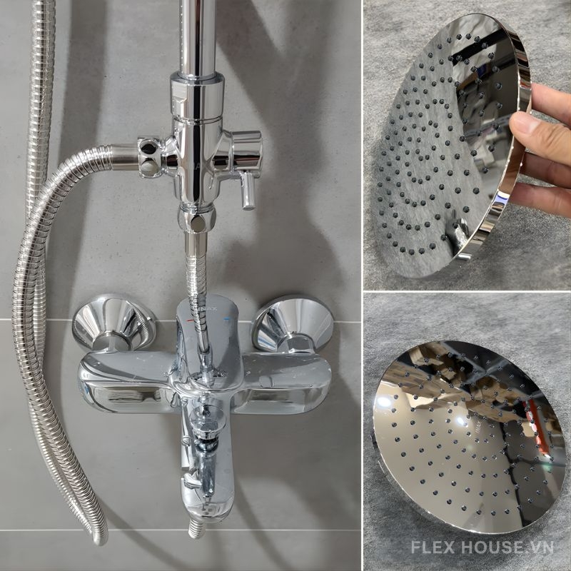 Sen tắm cây nóng lạnh 5 chế độ nước Inax BFV-1405S 2 Sen tắm cây nóng lạnh 5 chế độ nước Inax BFV-1405S