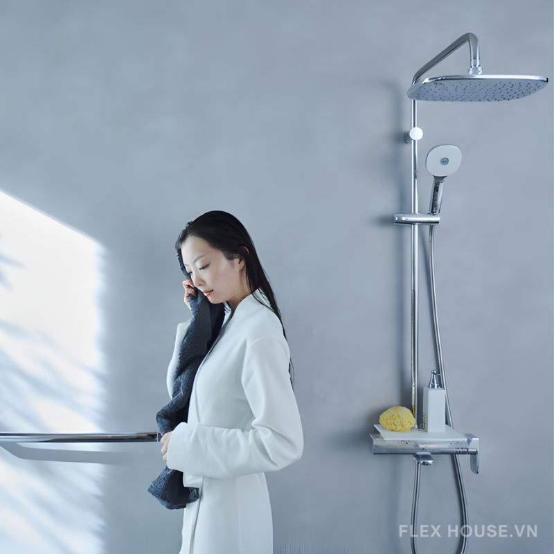 Sen tắm cây nóng lạnh Inax BFV-635S 3 Sen tắm cây nóng lạnh Inax BFV-635S