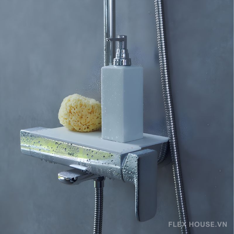 Sen tắm cây nóng lạnh Inax BFV-635S 2 Sen tắm cây nóng lạnh Inax BFV-635S