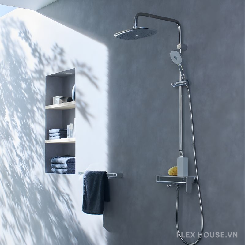 Sen tắm cây nóng lạnh Inax BFV-635S 1 Sen tắm cây nóng lạnh Inax BFV-635S