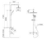 Sen tắm cây nóng lạnh Inax BFV-635S