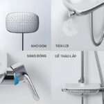 Sen tắm cây nóng lạnh tiện ích Inax BFV-615S-8C