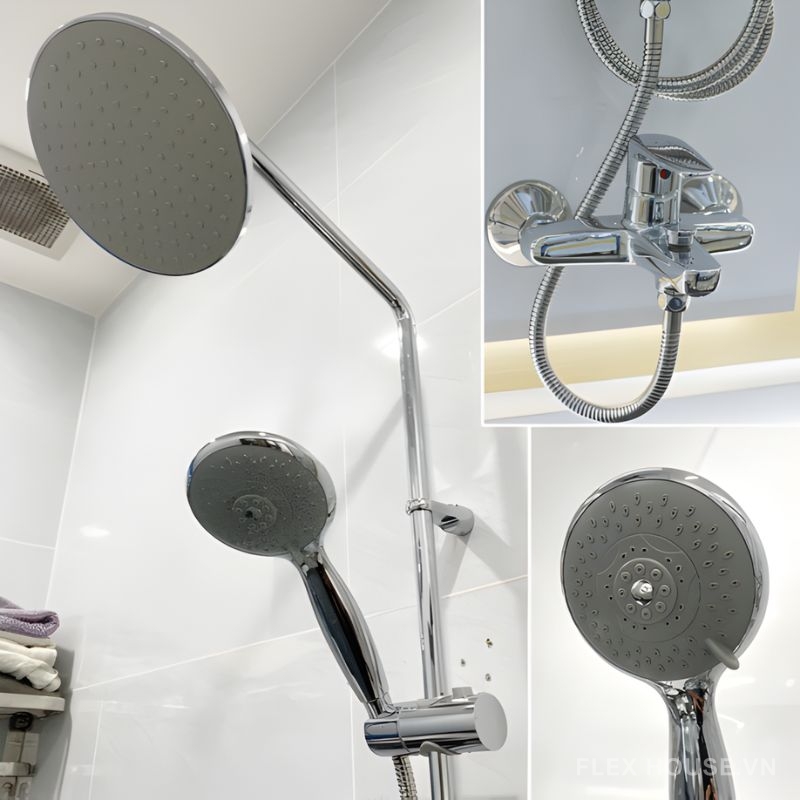 Sen tắm nóng lạnh massage 5 chế độ phun Inax BFV-1115S-3C 1 Sen tắm nóng lạnh massage 5 chế độ phun Inax BFV-1115S-3C (2)