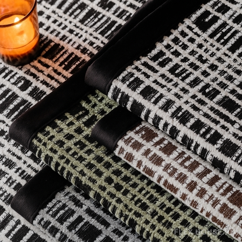 Tấm phủ ghế sofa Chenille caro hiện đại PJ7071 7 Tấm phủ ghế sofa Chenille caro hiện đại PJ7071 13