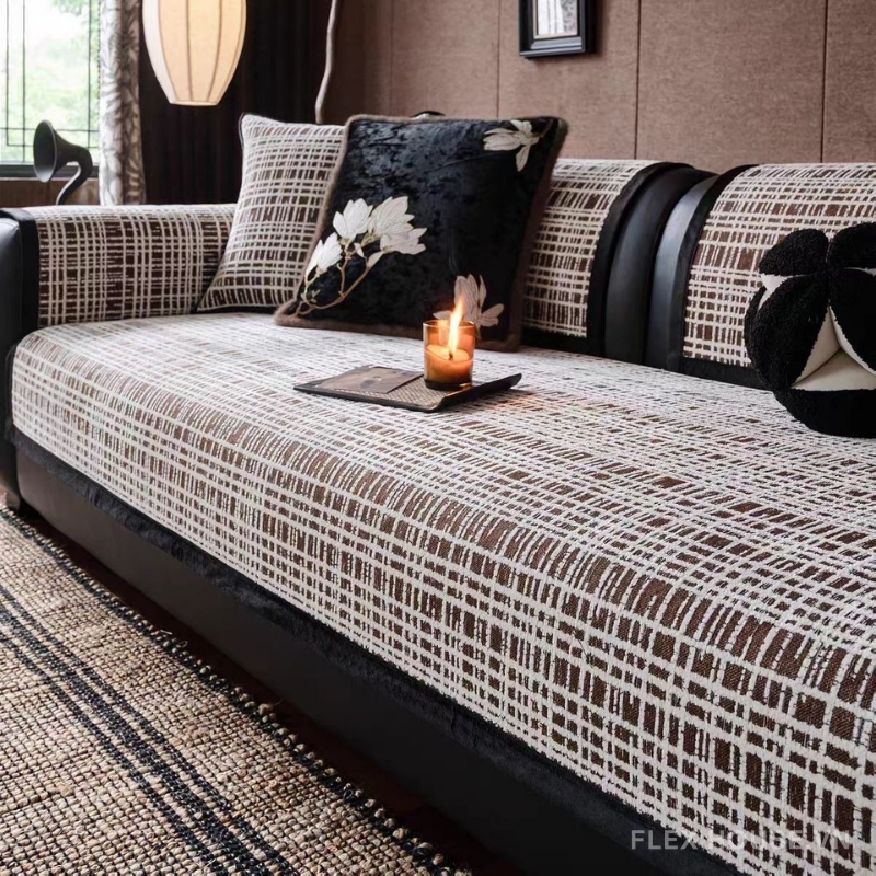 Tấm phủ ghế sofa Chenille chống mèo cào PJ7072 1 Tấm phủ ghế sofa Chenille chống mèo cào PJ7072 5