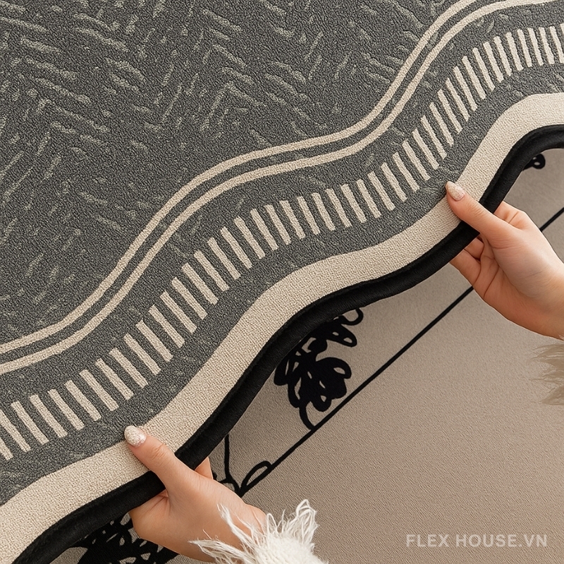 Tấm phủ ghế sofa Chenille chống trượt cao cấp PJ7016 34