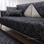 Tấm phủ ghế sofa Chenille hình học hiện đại PJ6568