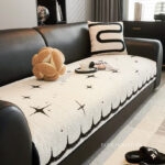 Tấm phủ ghế sofa Chenille họa tiết sao trời PJ3827