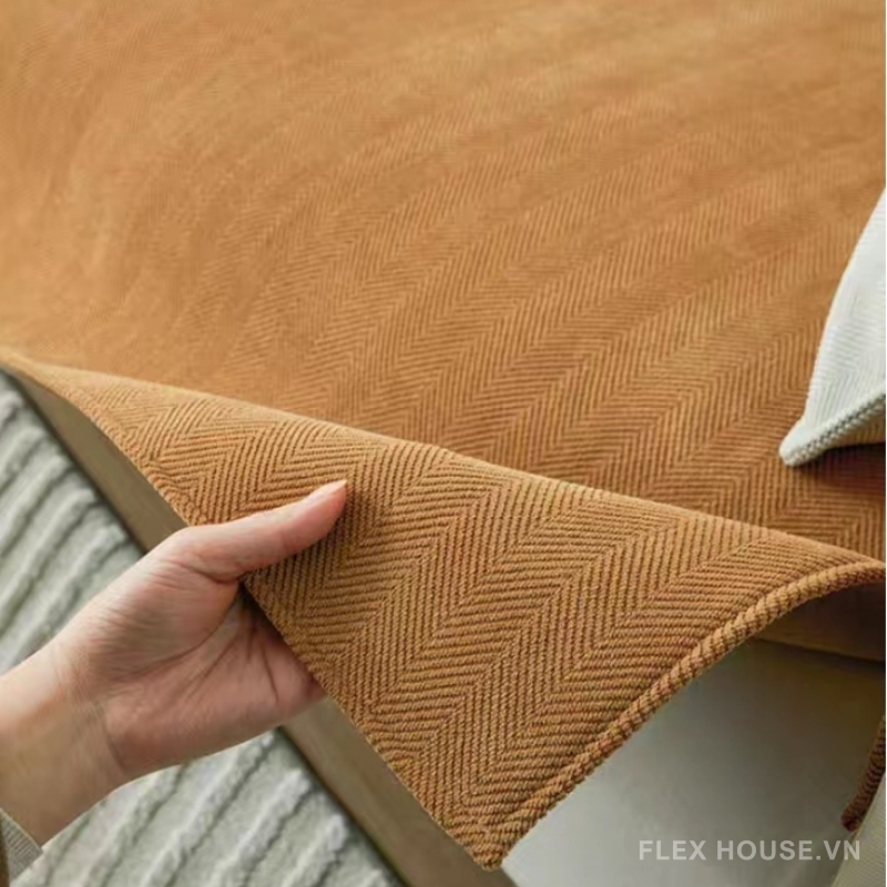 Tấm phủ ghế sofa Chenille họa tiết xương cá PJ0276 6 Tấm phủ ghế sofa Chenille họa tiết xương cá PJ0276 11