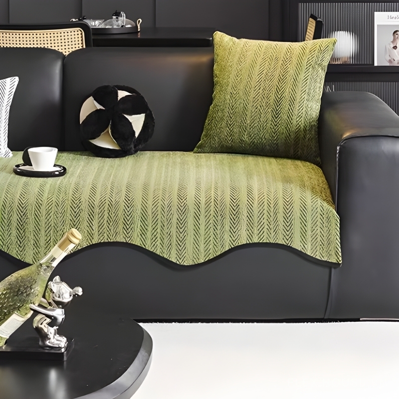 Tấm phủ ghế sofa Chenille họa tiết xương cá PJ5547 2 Tấm phủ ghế sofa Chenille họa tiết xương cá PJ5547 5