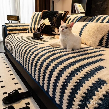 Tấm phủ ghế sofa Chenille phong cách Bắc Âu PJ3127